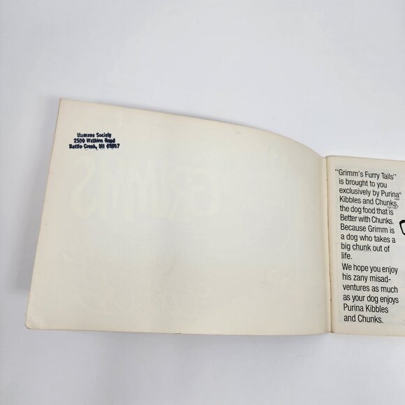 Vtg 1987 Grimms Furry Tails Comics Book Purina Kibbles Chunks Dog Food Promo - Picture 5 of 14